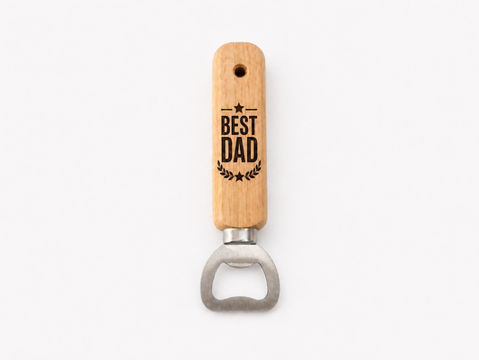 Personalised Father’s Day Wooden Bottle Opener